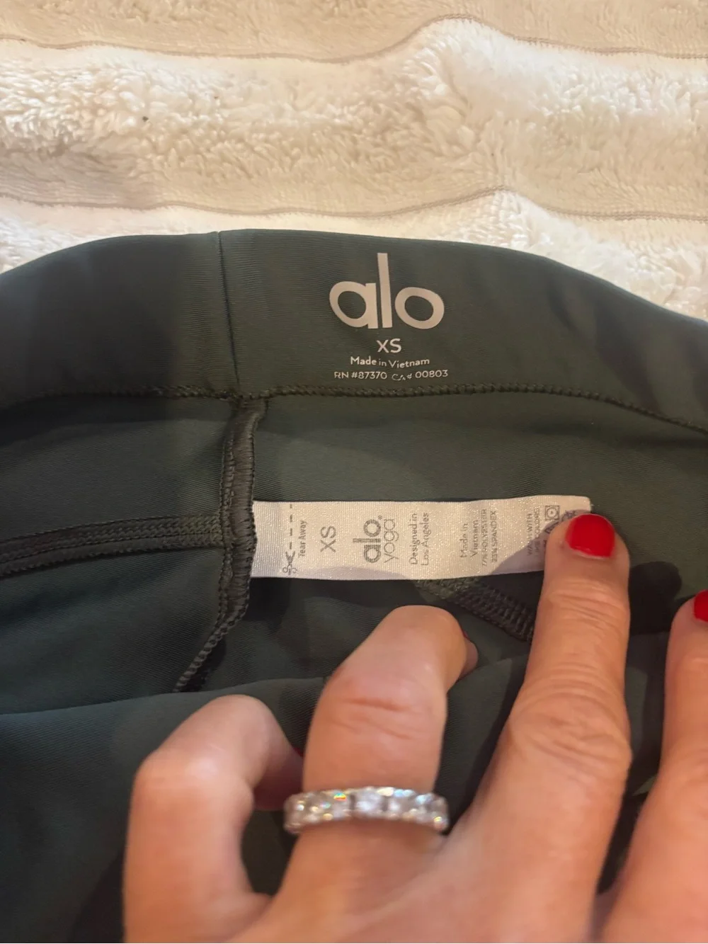 ALO Yoga Forest Green High-Rise Leggings